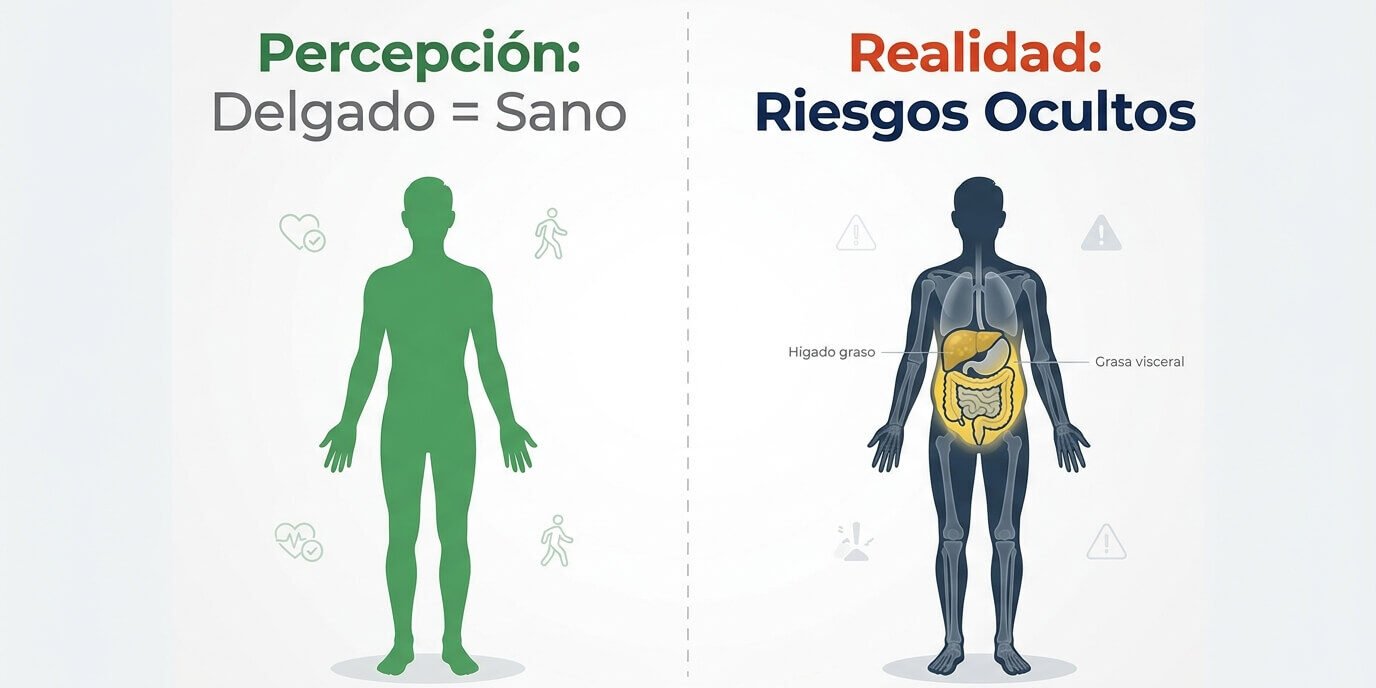 Hígado graso delgado