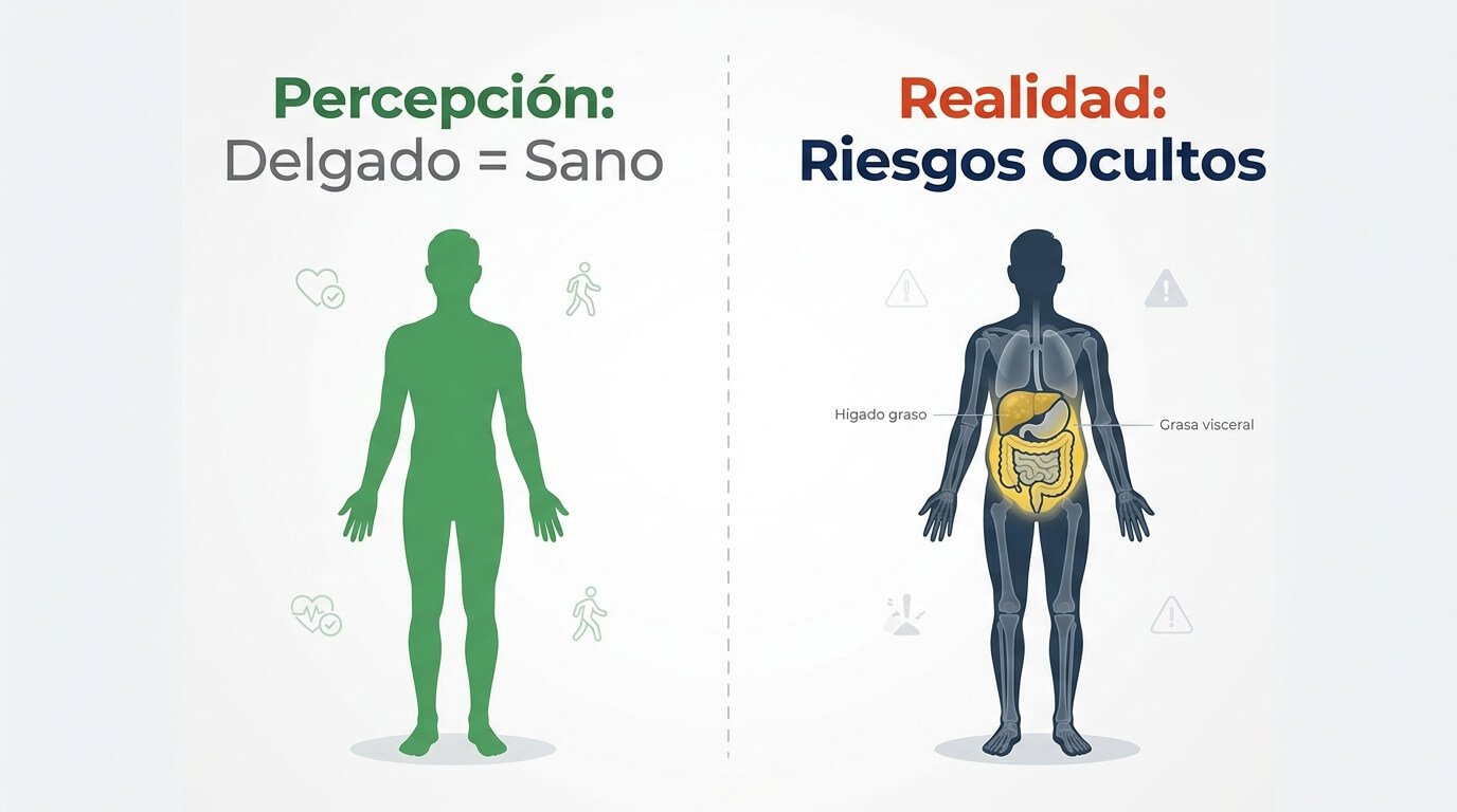 Hígado graso delgado Hígado graso delgado