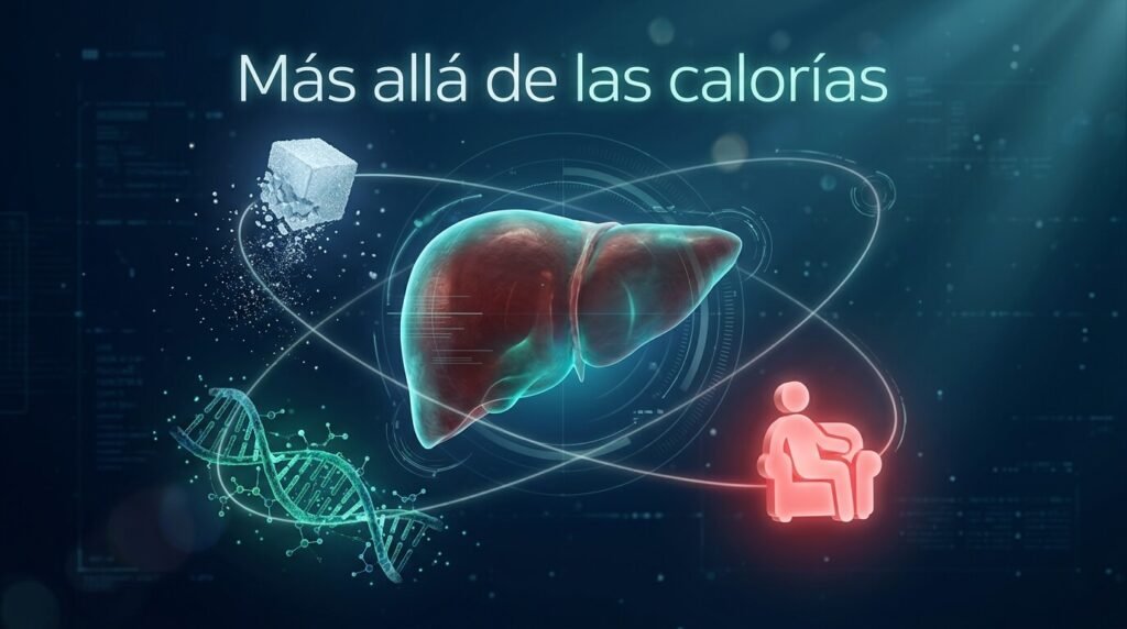 Hígado graso persona delgada